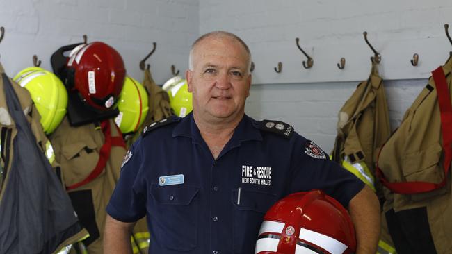 Station officer Ian Grimwood at Lismore Fire Station.