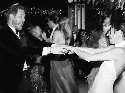 Prince Harry and Meghan Markle on their wedding day. Picture: Netflix