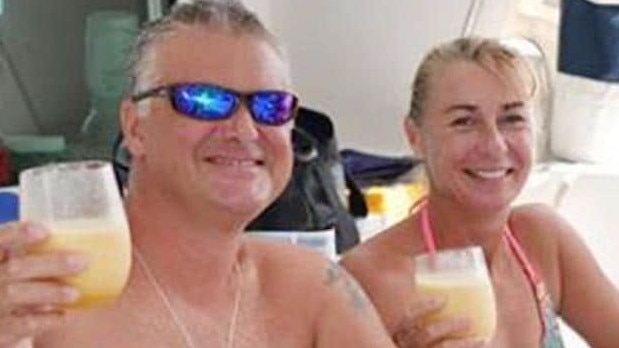 John and Yvette Nikolic on their yacht, ‘Shenanigans’.