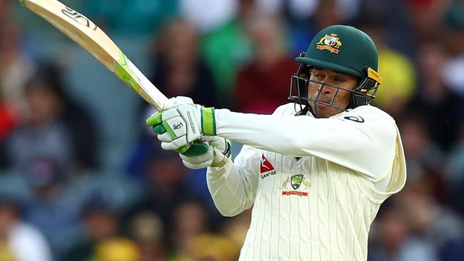 Usnman Khawaja was the only Australian batsman to pass 50.