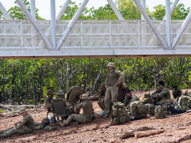 Scenes from the Tiwi Islands the day after a fatal US military aircraft crash. Picture: Pema Tamang Pakhrin