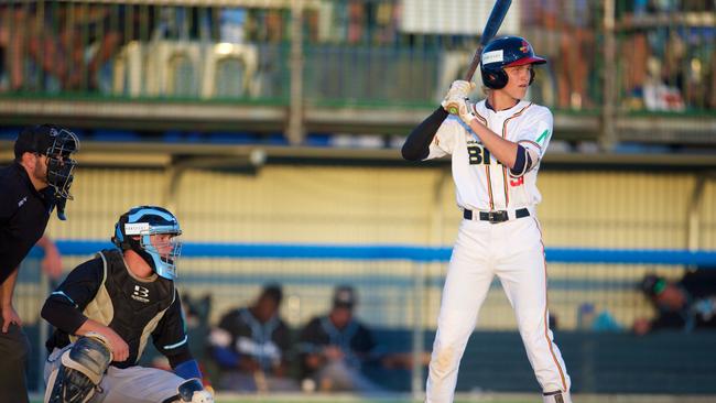 SA-born Curtis Mead is one of a number of homegrown talents leading Adelaide Giants’ championship charge. Picture: Ryan Schembri/SMP Images/ABL Media