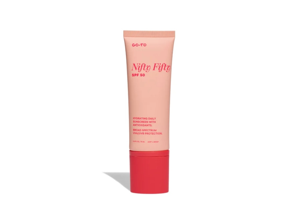 Nifty Fifty Hydrating Sunscreen. Picture: Go-To Skincare.