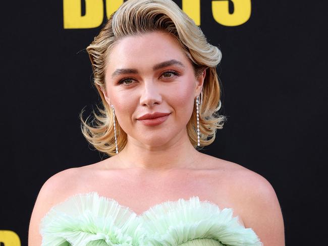 British actress Florence Pugh attends the world premiere of Marvel Studios' 