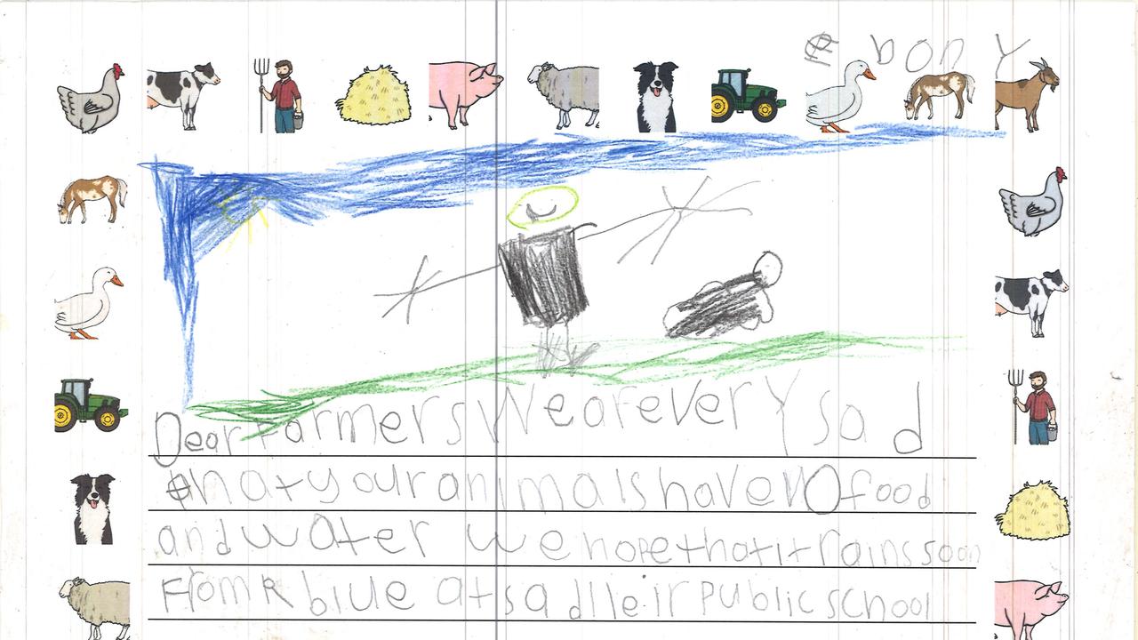 From a student from Sadleir Public School in Sydney’s south west.