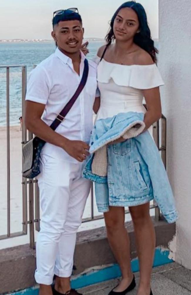 Uati and Taylor were a couple before the fatal Easter Show brawl in April. Picture: Instagram