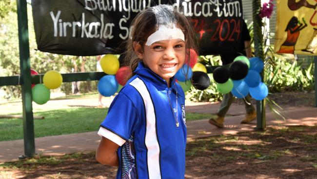 Yirrkala School celebrates its 50th anniversary of bilingual education. Picture: Sierra Haigh