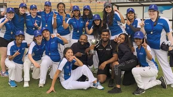 Monash University celebrates its premiership win