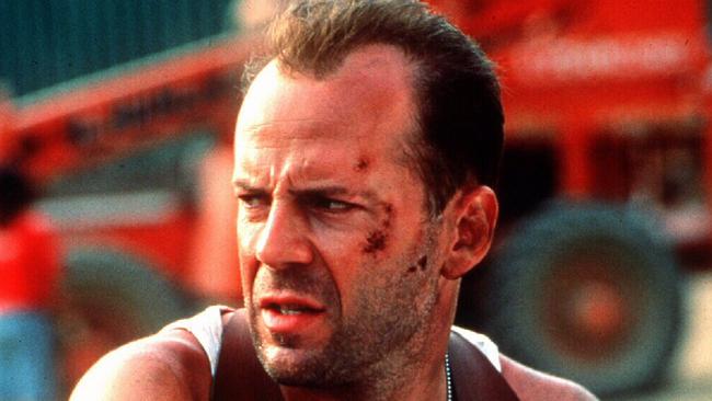 Bruce Willis in Die Hard. Picture: supplied