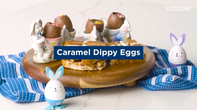 How to make caramel dippy eggs