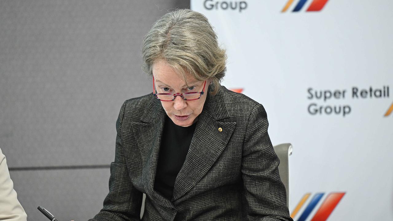 Super Retail’s former chair, Sally Pitkin. Picture: Lyndon Mechielsen