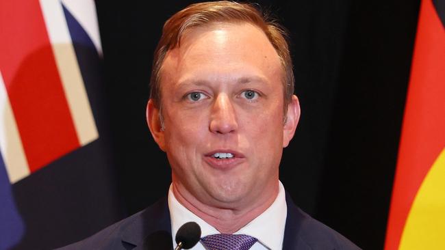 BRISBANE, AUSTRALIA - NewsWire Photos DECEMBER 15, 2023: Newly elected Premier Steven Miles during a press conference in Brisbane. Picture: NCA NewsWire/Tertius Pickard