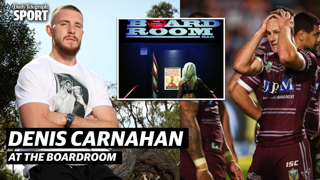 Denis Carnahan's song 'The Boardroom' details Manly's recent dramas