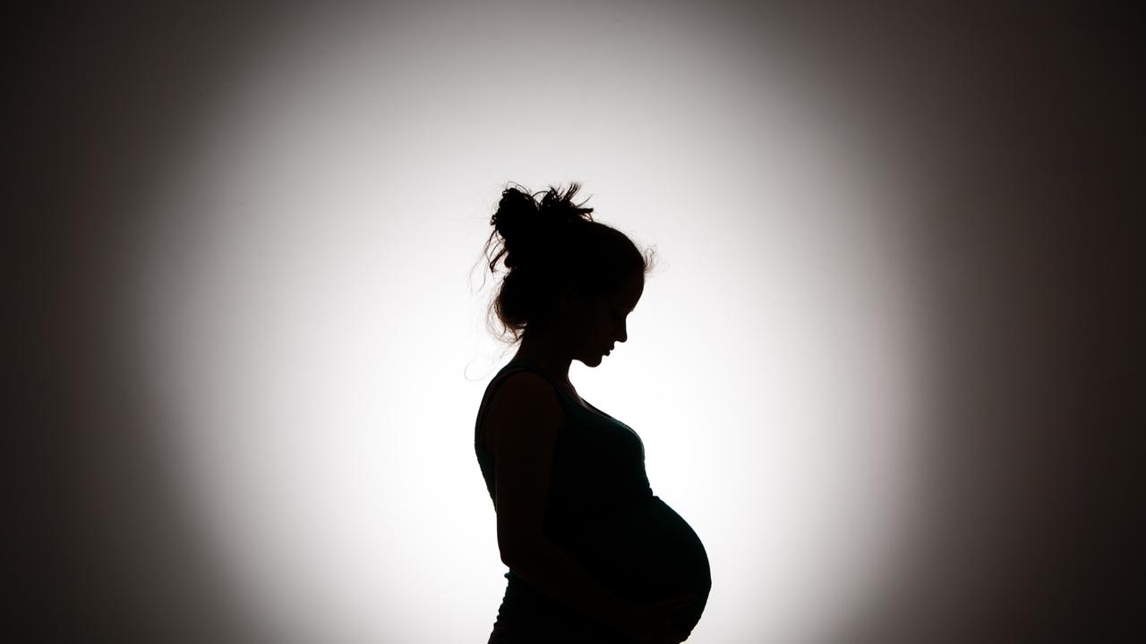 Silhouette of pregnant woman. Picture: istock