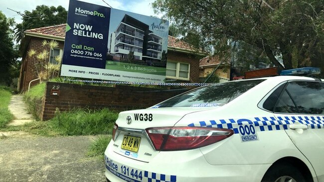 A crime scene was established at the Virgina Street address.