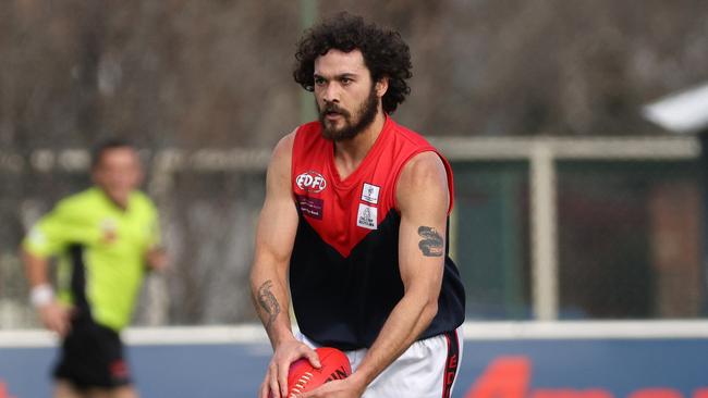 Matthew O'Dwyer in action. Photo: Hamish Blair