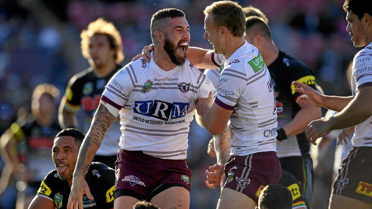 FRAME OF MIND: Manly Sea Eagles second-rower Joel Thompson has made it his mission to turn the pain of a broken childhood into inspiration to help others battling with mental health issues. Picture: DAN HIMBRECHTS/AAP PHOTOS