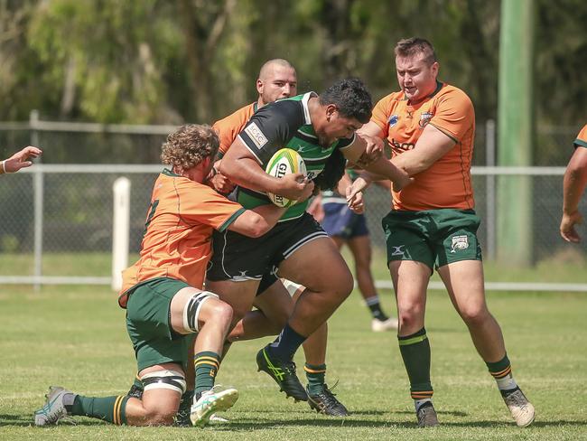 Surfers Paradise Dolphins host Queensland Premier Rugby club Sunnybank at Broadbeach Waters. Picture:Glenn Campbell