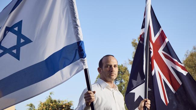 Ori, after the United with Israel: Adelaide Community Vigil in Glenside, Sunday, Oct. 22, 2023. Picture: Matt Loxton