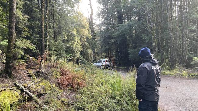 Police have suspended the massive search of Philosopher Falls, near Waratah, for missing Belgian tourist Celine Cremer. Picture: Tasmania Police