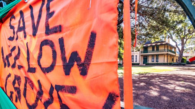 The future of heritage-listed Willow Grove remains in limbo. Picture: Monique Harmer