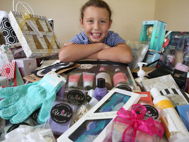 Minto youngster Tia Brennen(10), who has her own charity called " Tell Tia for Charity ".