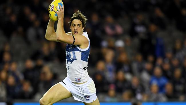 Taylor Garner played 49 games for North Melbourne from 2013-2021. Picture: AAP Image/Tracey Nearmy