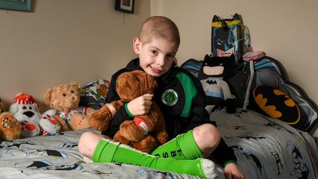 Riley Sinclair at his Bentleigh East home. Picture: Penny Stephens