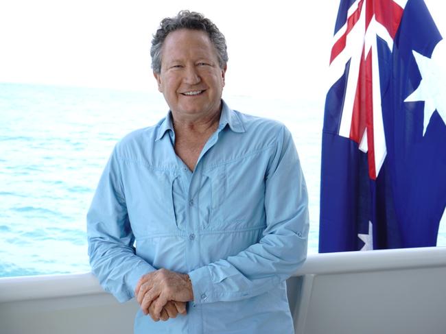 31/07/2018 Andrew Forrest aboard The Pangaea just outside Rottnest Island, WA.