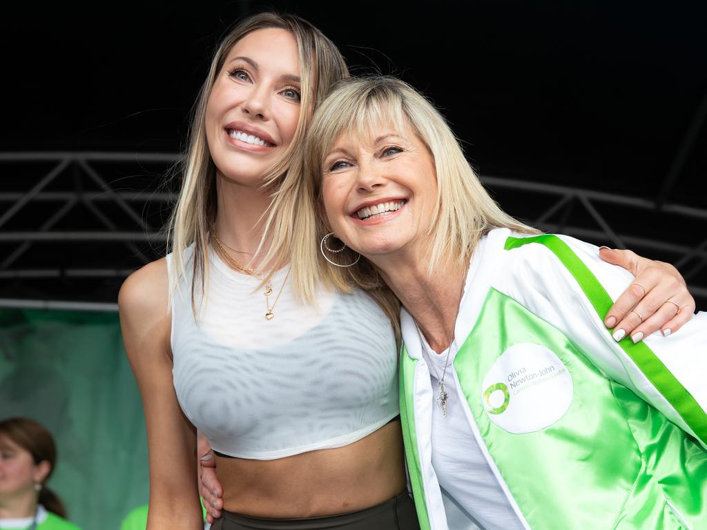 Olivia newton-John made a promise to God to save Chloe Rose Lattanzi. Picture: Sarah Matray