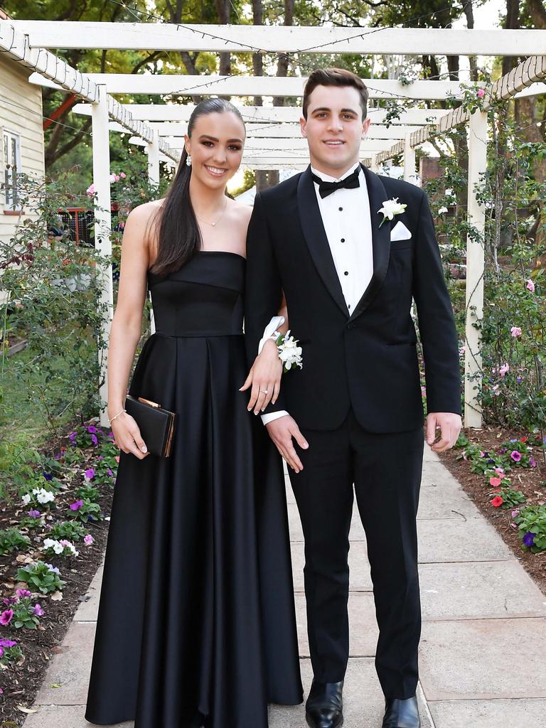 Caleiah Budd and Bart Steffen at Glennie School Formal. Picture: Patrick Woods.