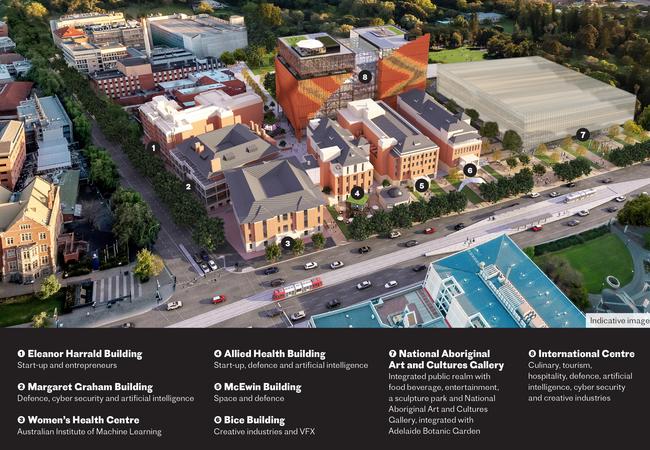 An artist’s impression of the redeveloped Lot Fourteen, the old RAH site.