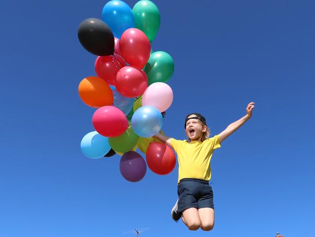 Balloons are a no-no at all council venues. Picture: Alex Coppel.