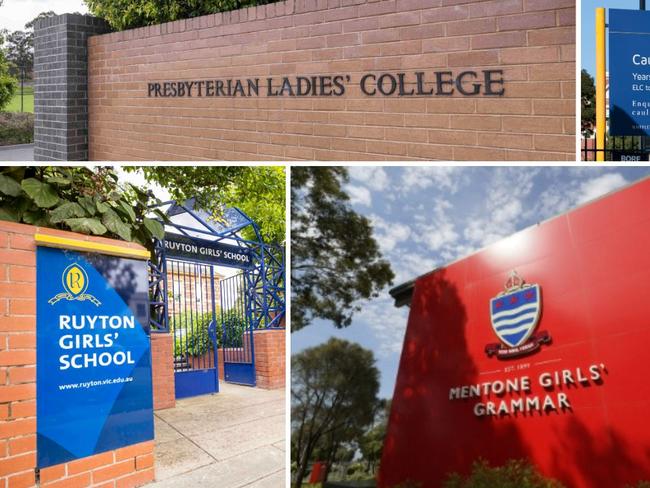 New principals announced for several elite Melbourne schools.