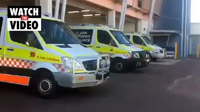 Ambulances backed up at Royal Darwin Hospital