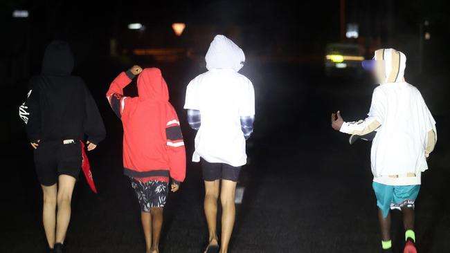 A curfew could be installed which would see youth banned from roaming the streets after dark. Picture: Liam Kidston