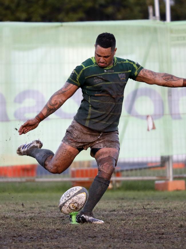 USC Barbarians player Rawiri Wilson. Picture: Chris Portors Photography