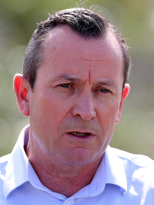 Western Australia Premier Mark McGowan led the field of premiers. Picture: AAP