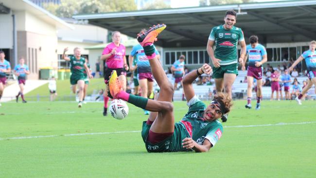 Amaziah Murgha. Meninga Cup semi-finals action between the Ipswich Jets and Mackay Cutters at the North Ipswich Reserve on Sunday, May 5, 2024.