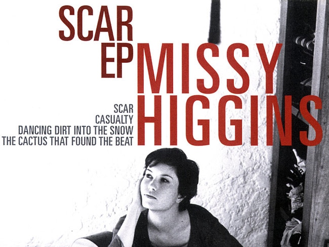 Part of the cover of the Missy Higgins CD Scar EP. Picrure: supplied