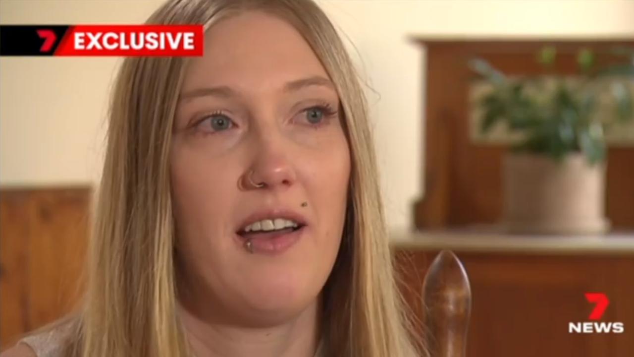Erica Carter ducked into the deli to get some bread before he son was taken. Picture: Seven News