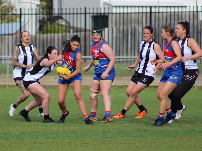 SFLW Community League: Claremont v Huonville. Picture: Jake Garland