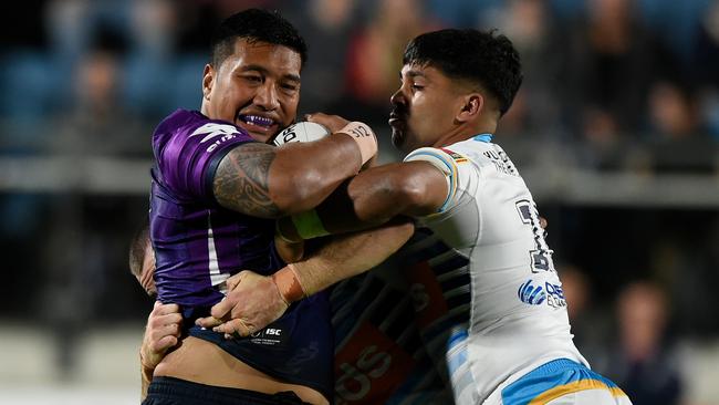 Albert Vete in action against the Titans. Picture: Getty