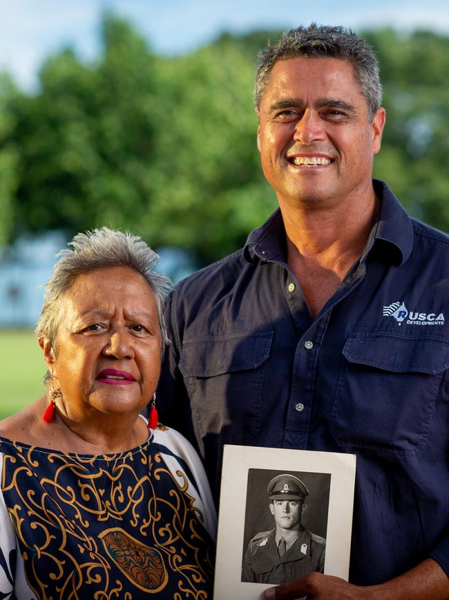 Legacy has historically looked after families of deceased ex-service people, like Jason Jones, his mother Trish and their family after their father was killed in Vietnam. Photograph: Che Chorley