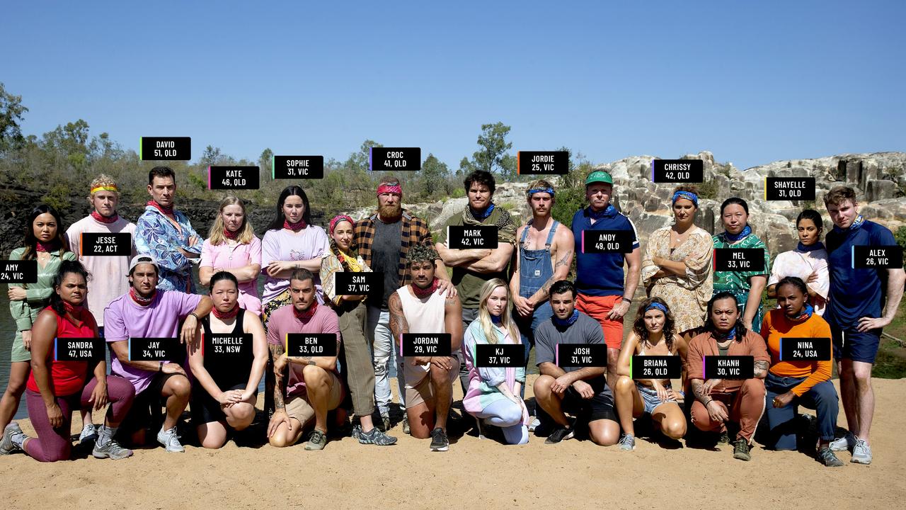 This season’s crop of Survivor contestants. Picture: Network Ten