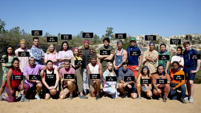 This season’s crop of Survivor contestants. Picture: Network Ten