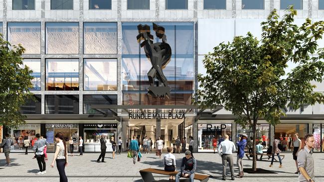 Swedish fashion chain H&M is anchoring a $40 million upgrade of Rundle Mall Plaza.
