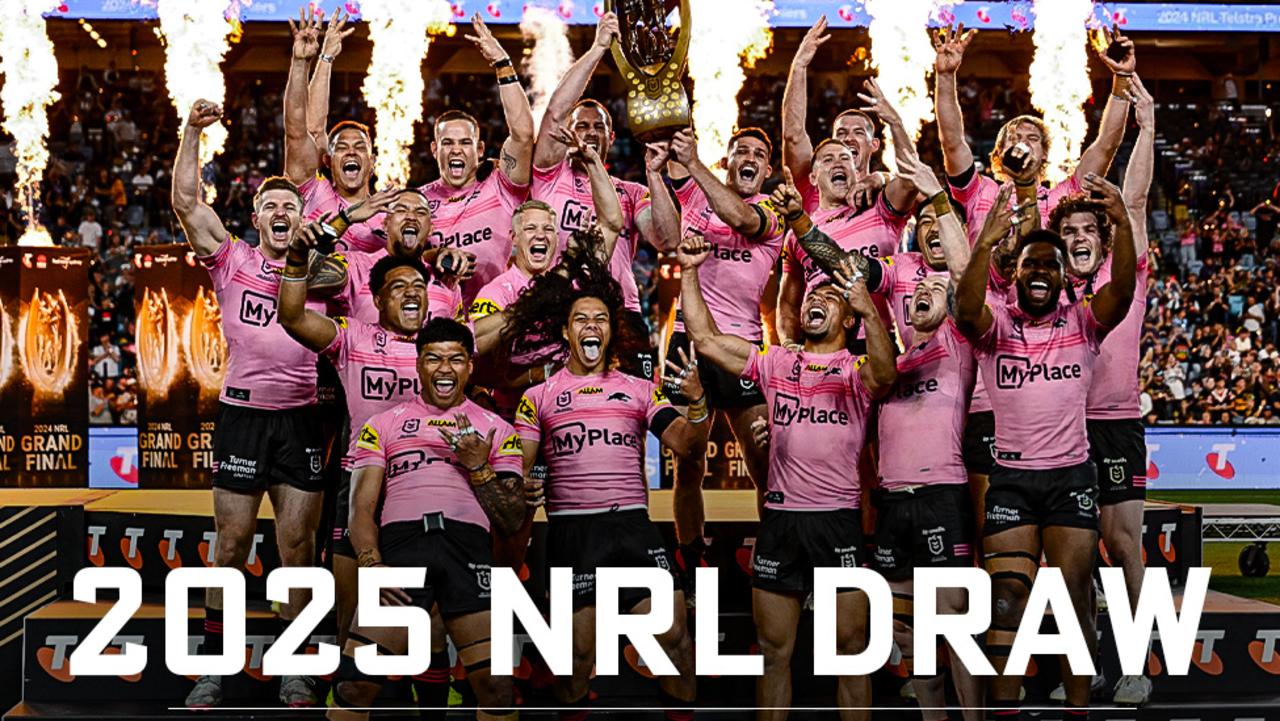 NRL Draw 2025 full schedule, every game, every round, team fixtures