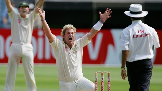 Shane Warne delivered some of his greatest performances on the G. Picture: AFP