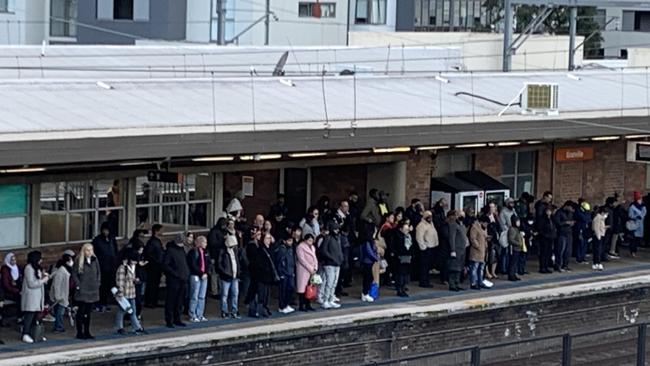 Major train delays in Sydney. Picture: NewsWire